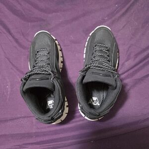 Fila Black and White Men's Sneakers Hiking Shoes, Size 10 Mens